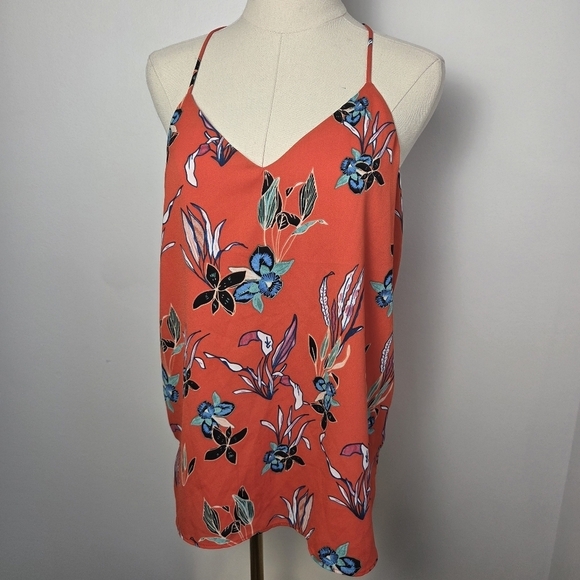 c&e Floral Racerback Tank Top - Picture 2 of 13